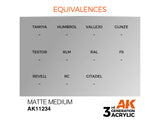 Matte Medium 17ml AK Interactive acrylic color AK11234