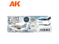 1945-80 US Navy & USMC Aircraft Colors AK Interactive acrylic color AK11745