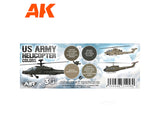 US Army Helicopter Colors Set AK Interactive acrylic color AK11750