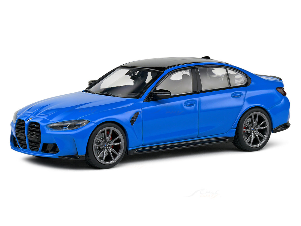 BMW G80 M3 Sedan Santorini Blue 1:43 Solido licensed diecast Scale ...