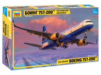 Civil airliner Boeing 757-200 1:144 Zvezda plastic model kit