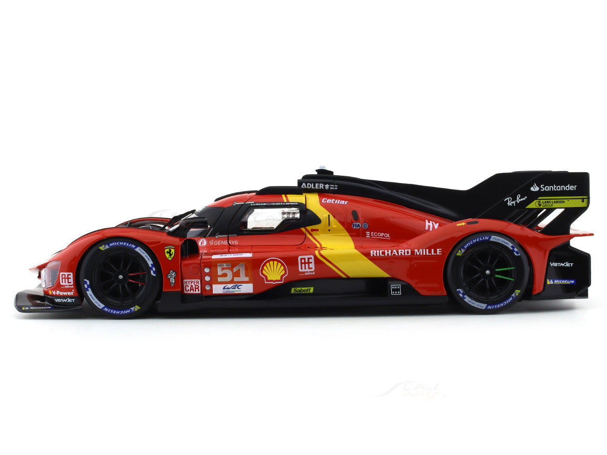 Bburago 1/18 Ferrari 499P #51 Racing Car Le Mans Champion Alloy Luxury Car Diecast Model main image 0