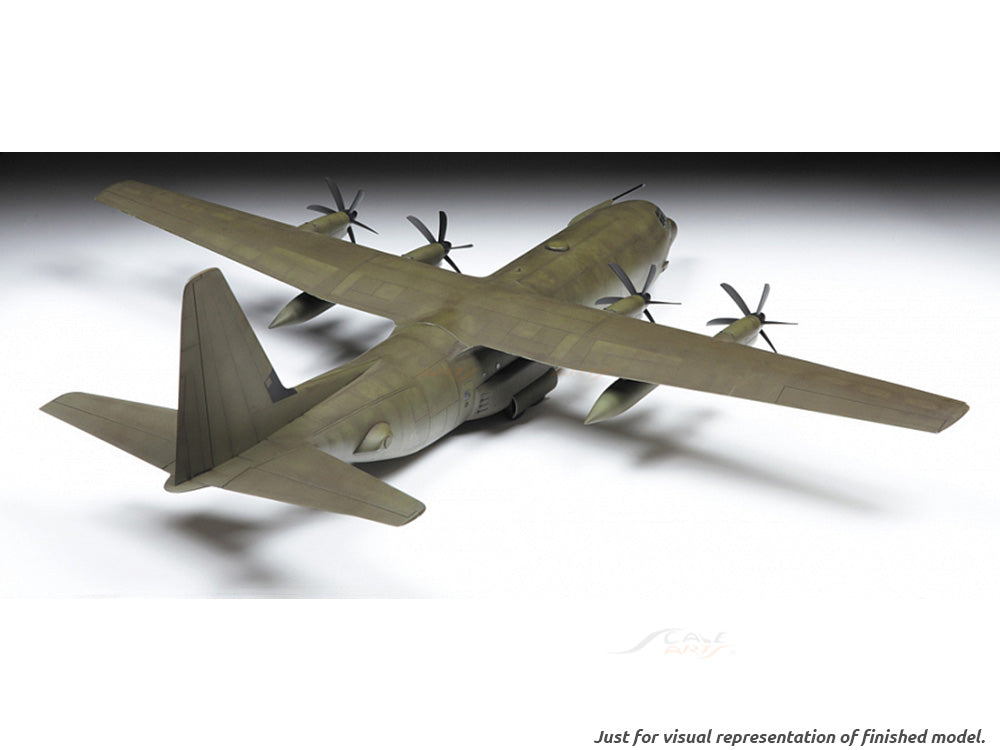 Heavy transport plane C-130J-30 Super Hercules 1:72 Zvezda plastic