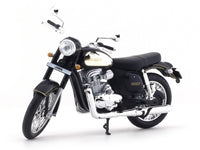 Jawa Classic black with coffee mug 1:18 Maisto diecast scale Model bike collectible