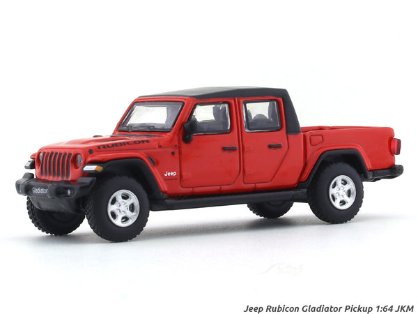 Jeep Rubicon Gladiator Pickup red 1:64 JKM diecast scale model car miniature