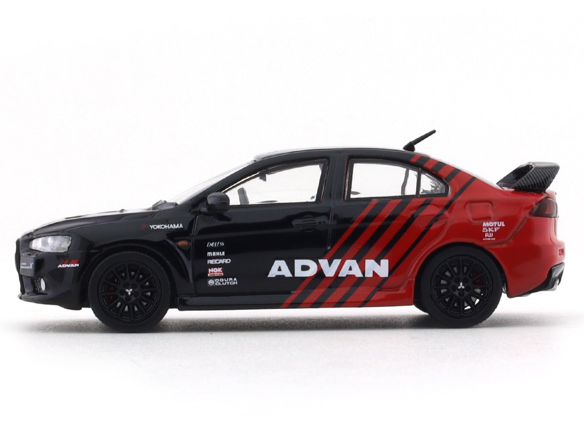 ミニカー ANCAP Mitsubishi Lancer Evolution 1/20 Lancer Evolution X Advan with figure 1:64 Time Micro diecast scale