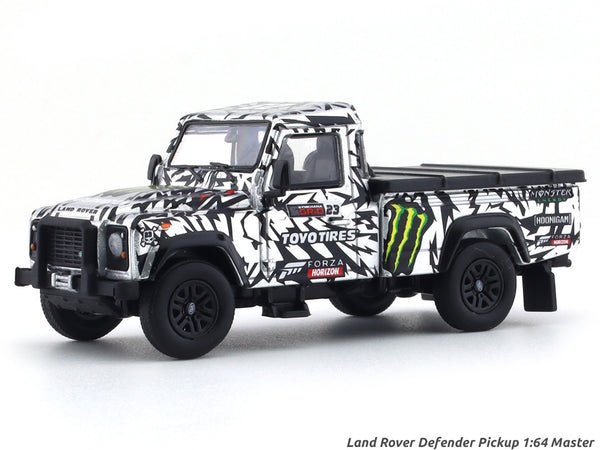 Land Rover Defender Pickup silver 1:64 Master diecast scale model car