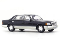 Mercedes-Benz 560 SEL W126 black 1:64 Master diecast scale model collectible