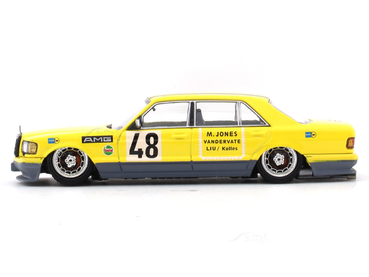 Mercedes-Benz 560SEL W126 Low Yellow Pig 1:64 Master diecast scale car  collectible | Scale Arts India