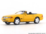 Mercedes-Benz SL500 R129 yellow 1:64 DCT diecast scale model collectible