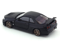 Nissan Skyline GT-R R34 Z Tune black 1:64 Time Micro diecast scale model miniature car