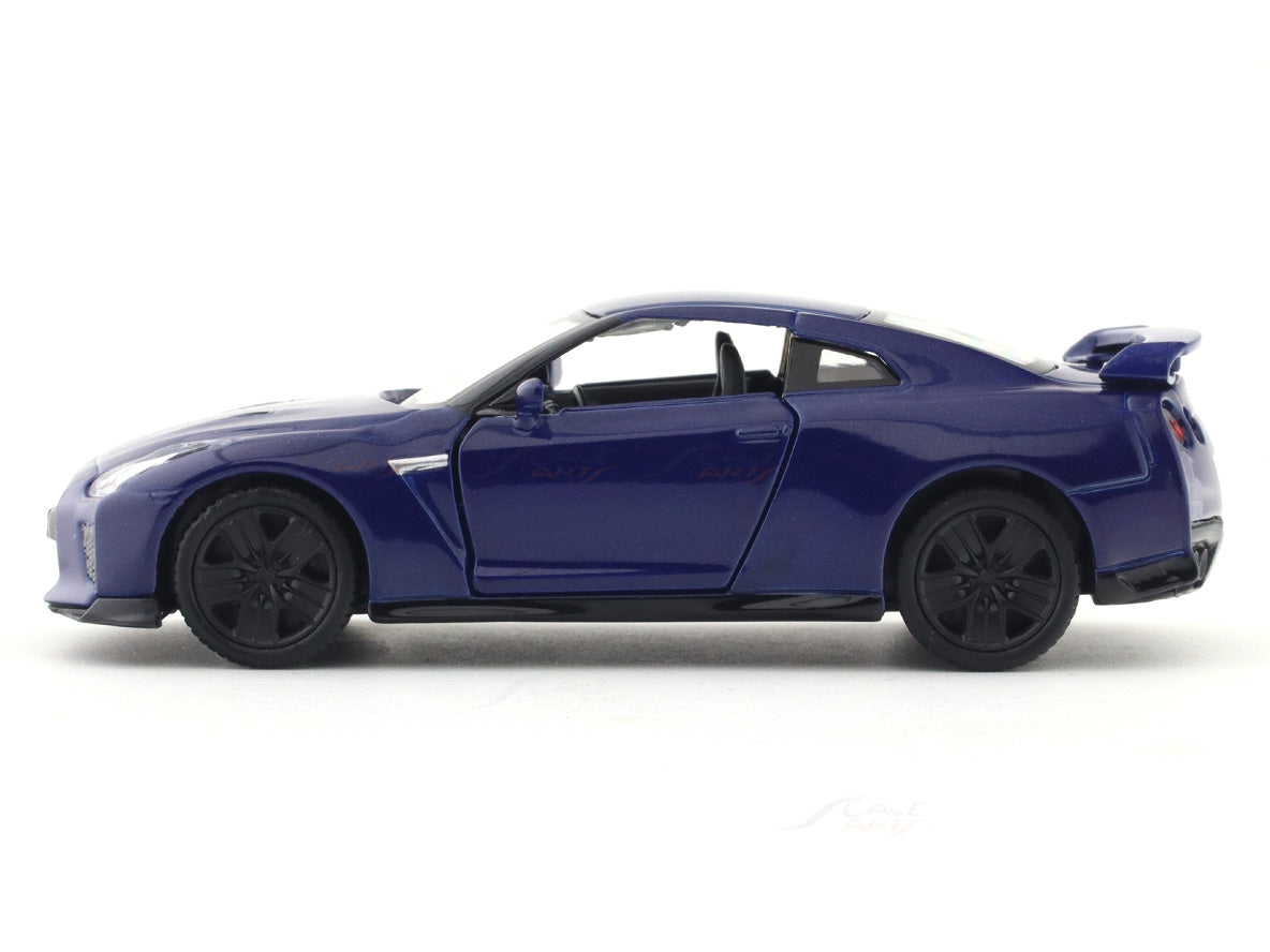 Nissan Skyline GT-R R35 blue 1:33-42 RMZ City licensed pull back