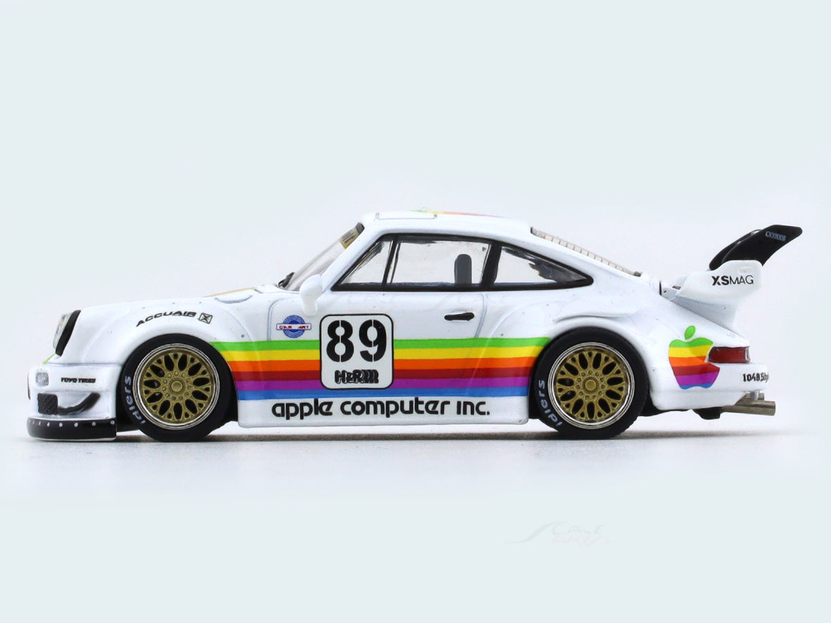 Porsche 911 930 RWB Apple 1:64 Model Collect diecast scale model