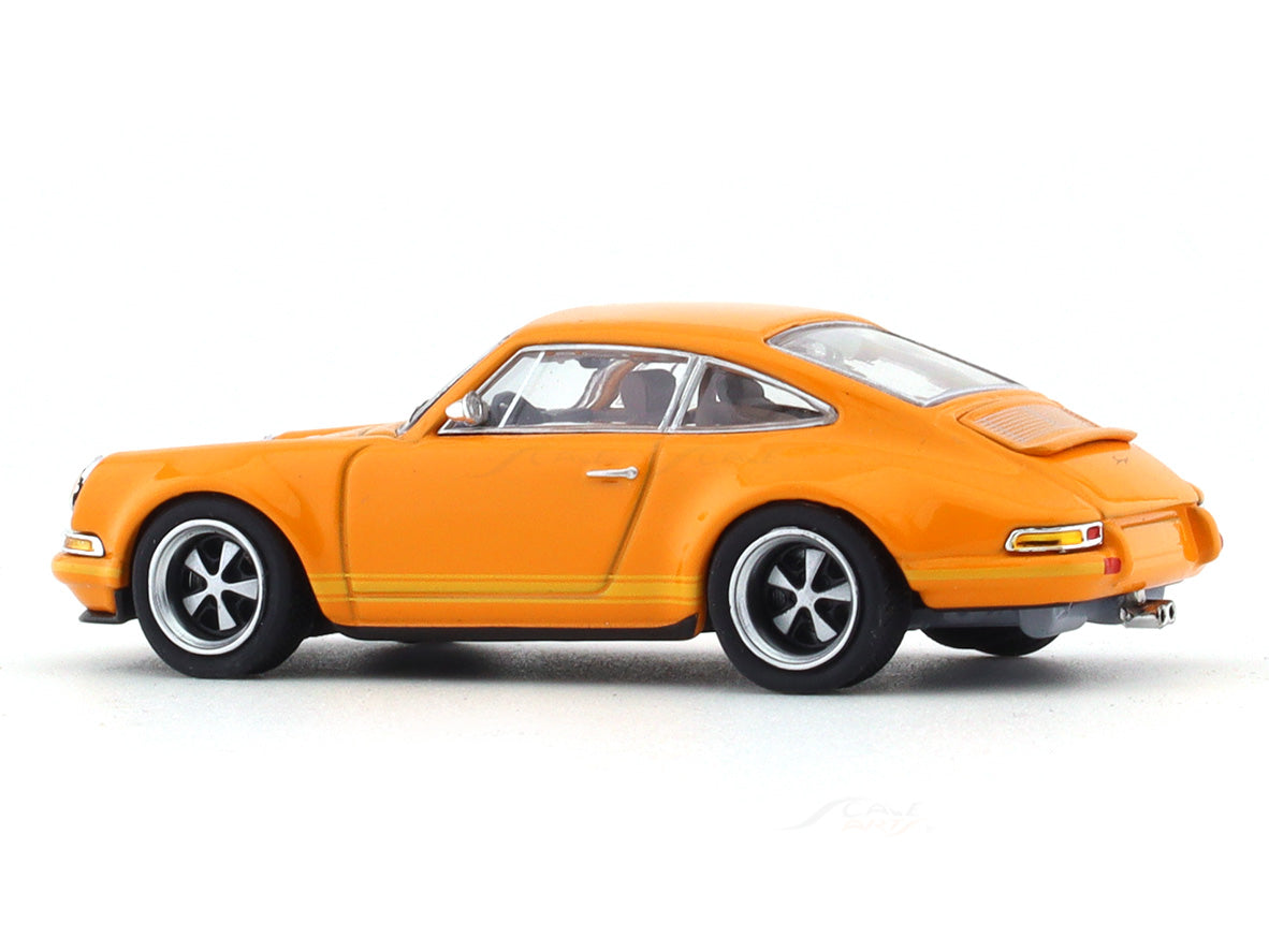 Porsche 911 964 Targa Singer orange 1:64 Pop Race diecast scale model