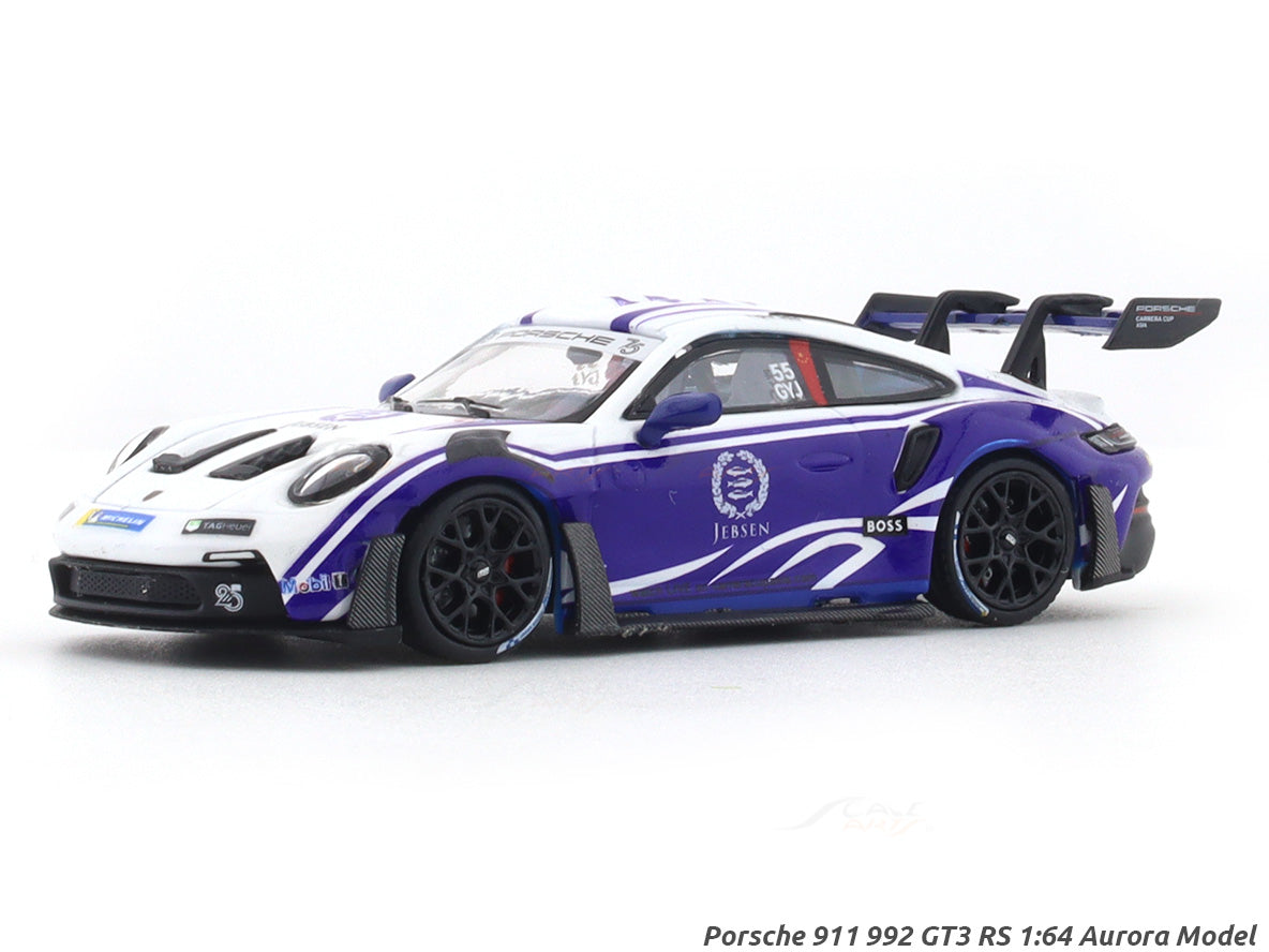 Porsche 911 992 GT3 RS Jabsen with figure 1:64 Aurora Model