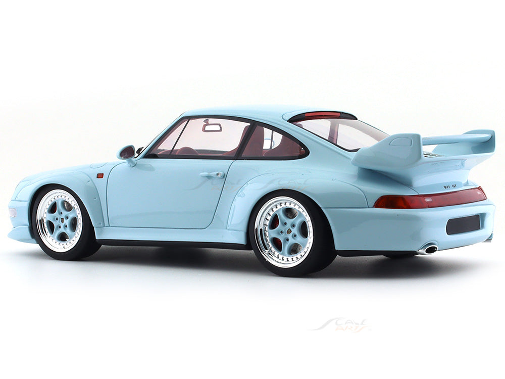 Modèle Réduit Porsche 911 (993) GT Wing - Édition Kanagawa Surfing, Bleu, 1:64 Par Street Weapon