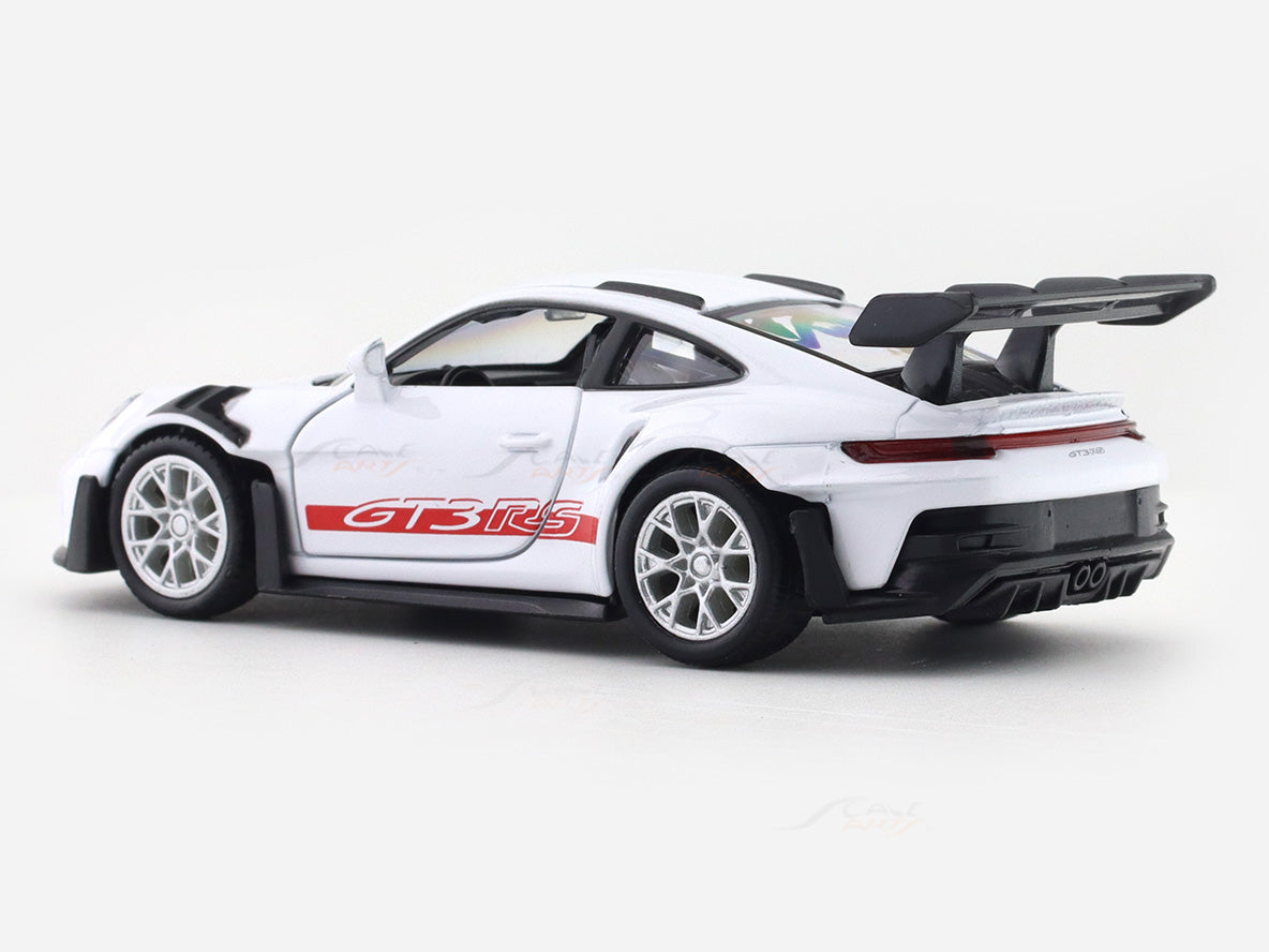 Porsche 911 GT3 RS White 1:33-42 RMZ City licensed pull back car