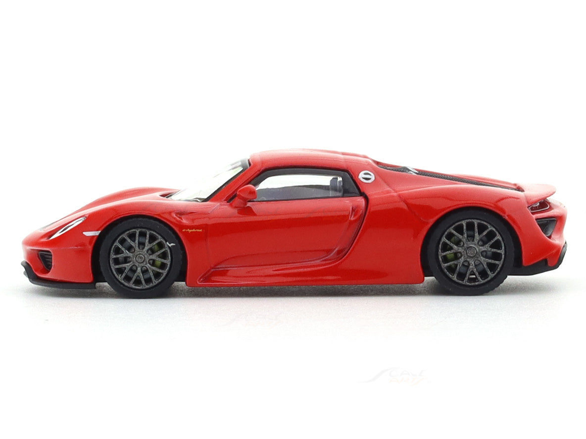 Porsche 918 Spyder red 1:64 PosterCars licensed diecast scale