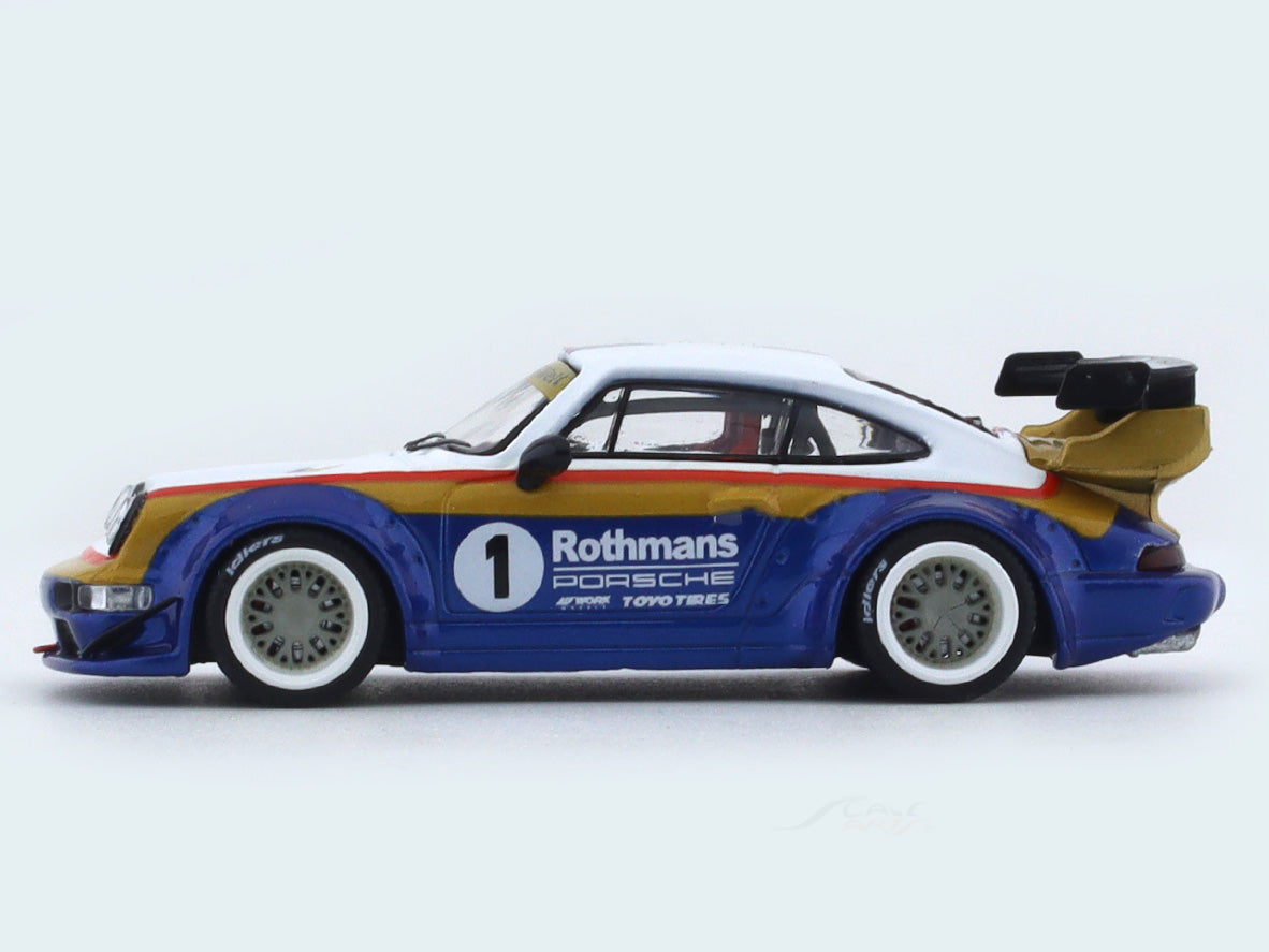 Porsche 964 Rothmans 1:64 Time Micro diecast scale model collectible