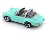 Porsche Singer 964 Targa Tiffany Blue 1:64 Pop Race diecast scale model collectible