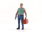 Sam with Tool Box Mechanic 1:18 American Diorama Figure for scale models