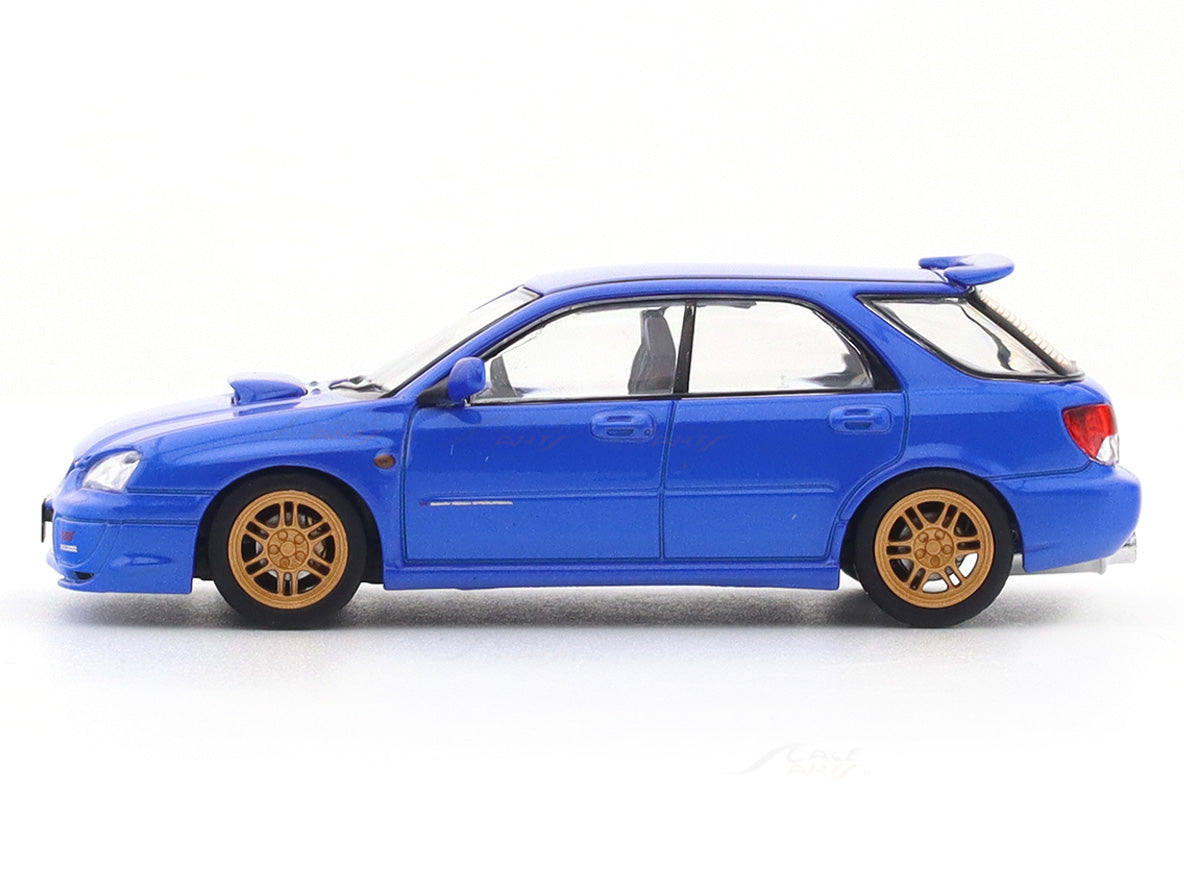 Voiture Miniature Subaru Impreza WRX STI VIII Wagon Bleu Glacé 1:64 - Furuya