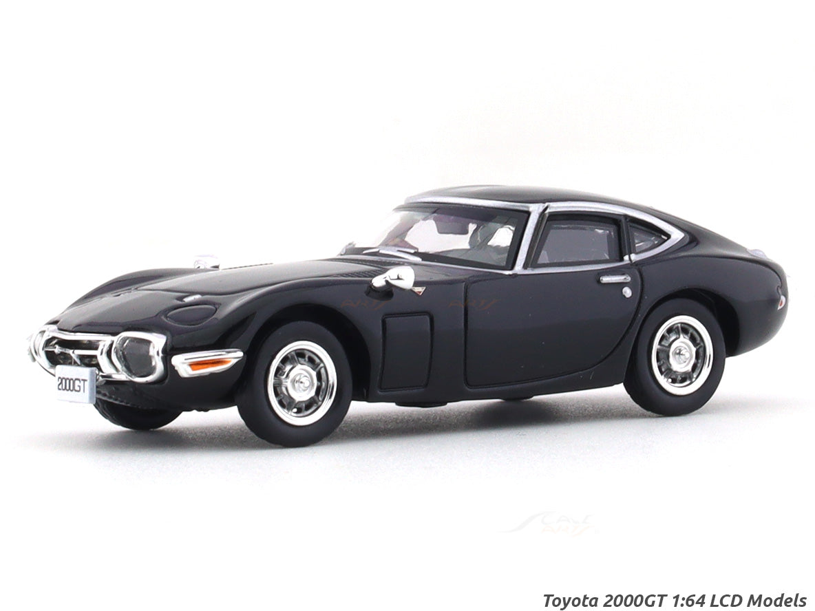 Toyota 2000GT black 1:64 LCD Models diecast scale model car miniature ...