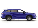 Toyota Highlander Hybrid blue 1:64 LCD diecast scale model collectible