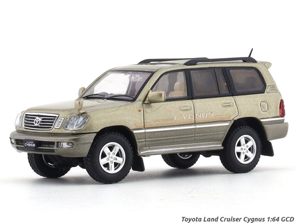 Toyota Land Cruiser Cygnus golden 1:64 GCD diecast scale model miniature car