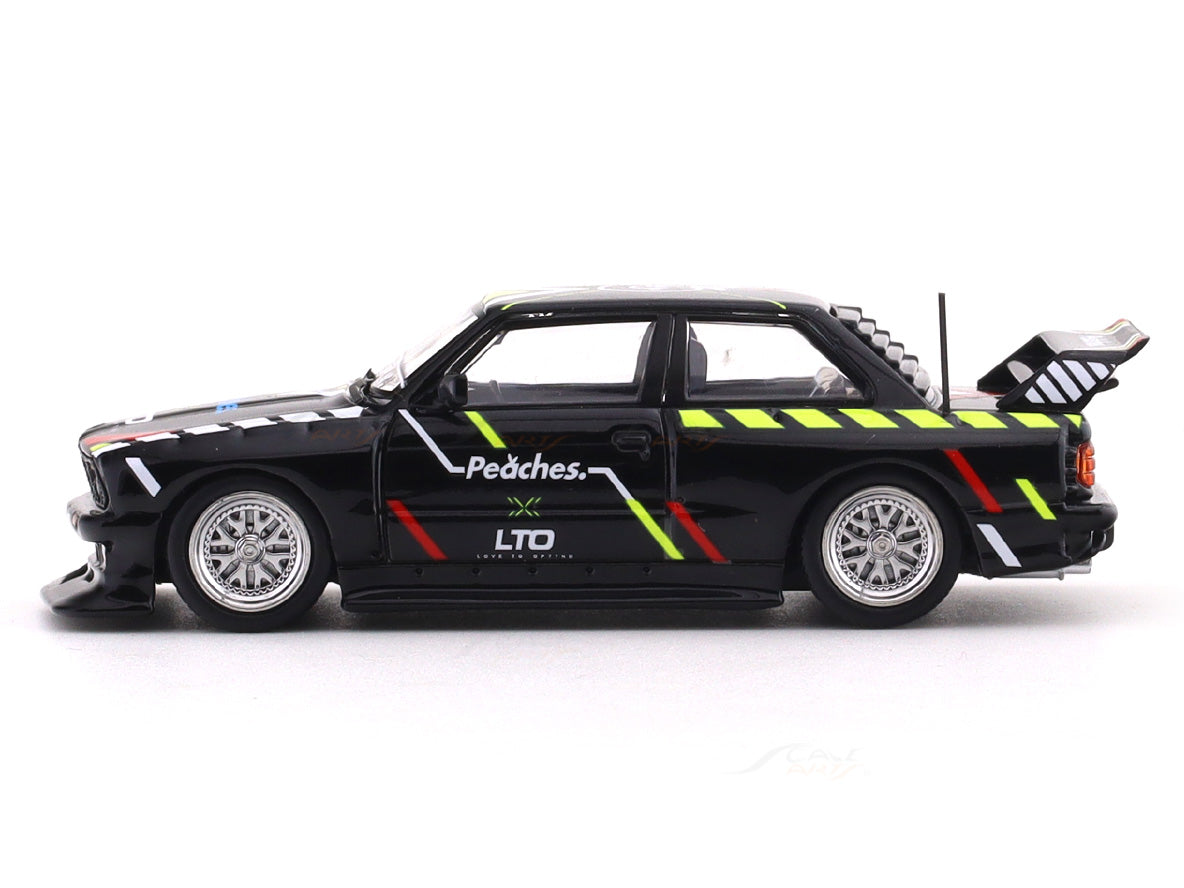 BMW M3 E30 LTO Peaches 1:64 Street Weapon diecast scale model car
