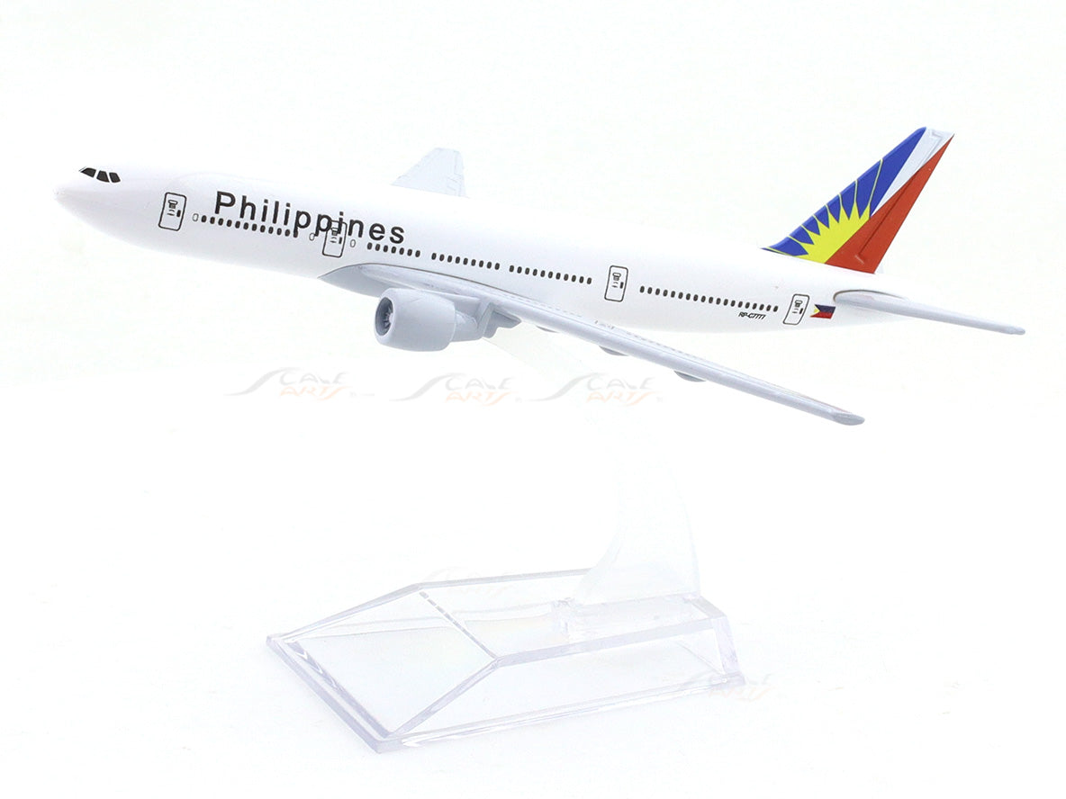 QIYUMOKE Boeing 777 ANA Airlines - Modèle Avion 1/400 Métal Diecast - Support Inclus - 5,9 Pouces