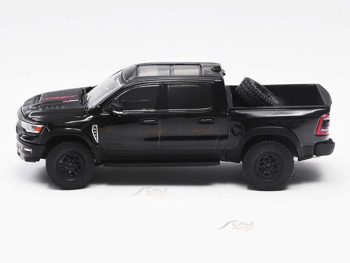 Dodge Ram 1500 TRX Black 1:64 Shadow Pro Licensed Diecast Model