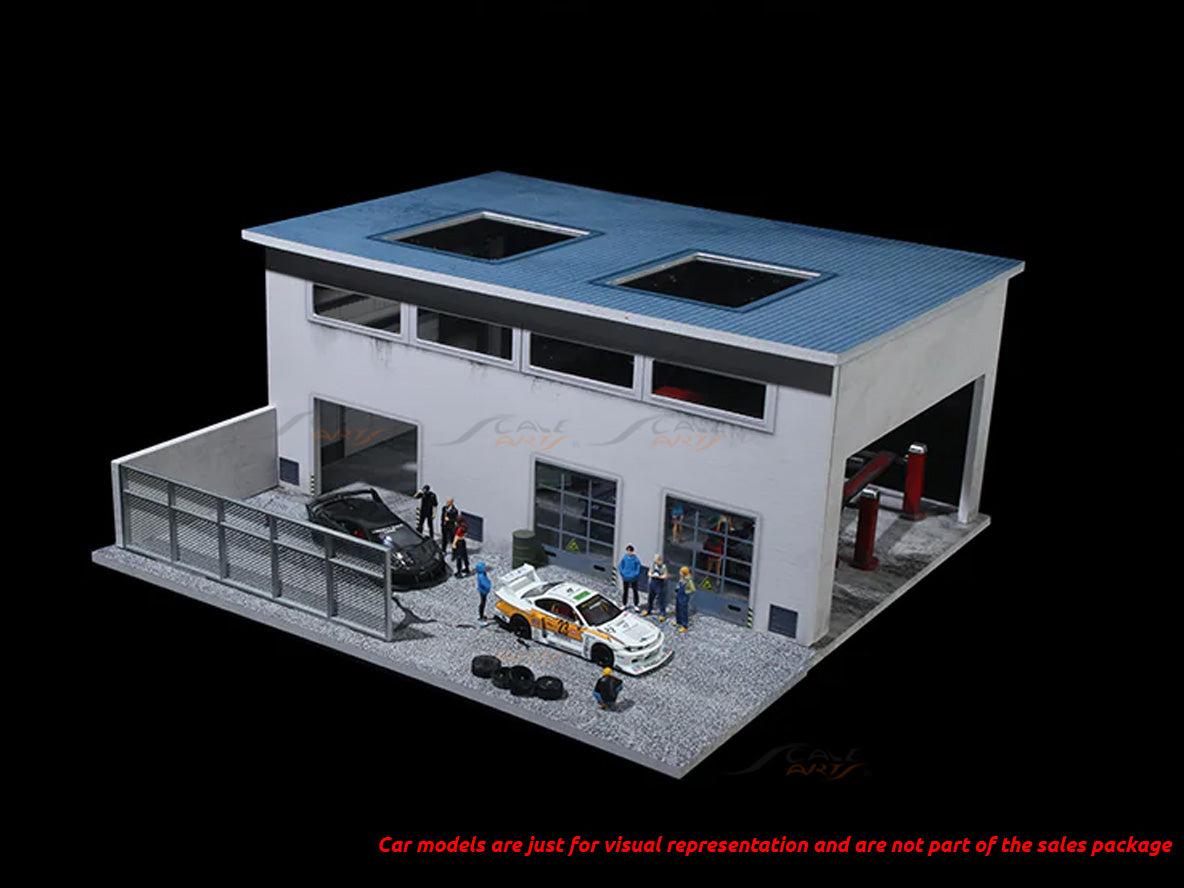 Factory Building Diorama 1:64 MoreArt Display Diorama | Buy in