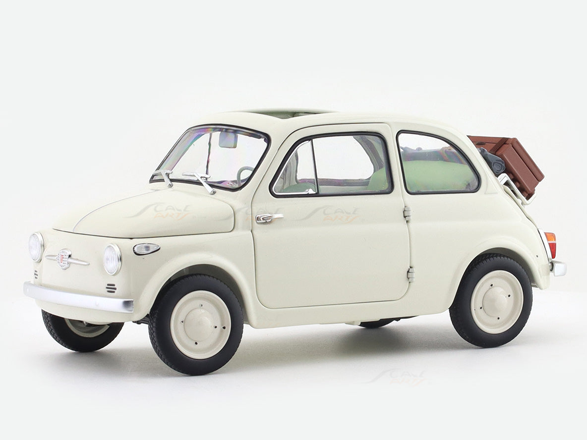 Fiat Nuova 500 with Accessories 1:18 Kyosho Premium Licensed Scale