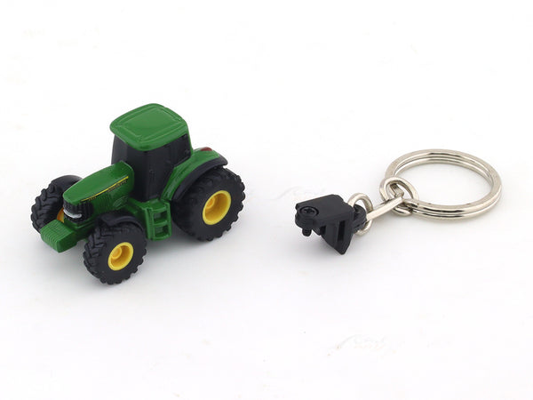 John Deer 7R 350 Tractor 1:128 Bruder diecast keychain licensed product