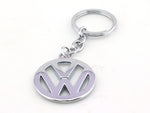 Volkswagen logo chrome metal keyring / keychain