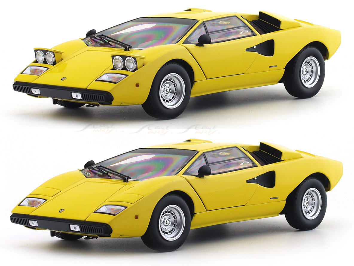 Lamborghini Countach LP400 Yellow 1:18 Kyosho Premium Licensed
