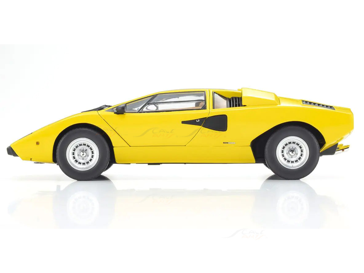 京商　1/18 lamborghini  COUNTACH Lamborghini Countach LP400 Yellow 1:18 Kyosho Premium Licensed