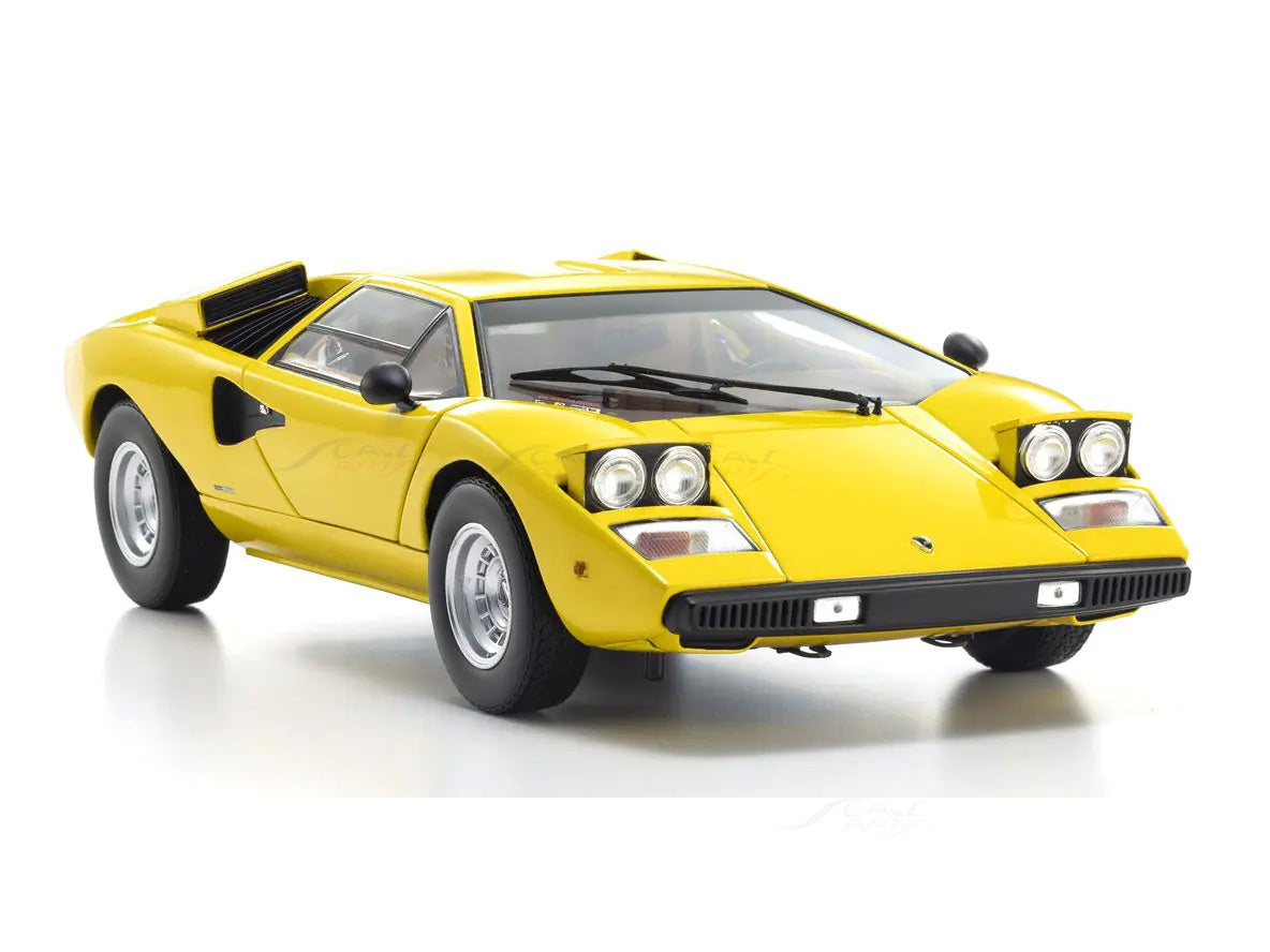 京商　1/18 lamborghini  COUNTACH Lamborghini Countach LP400 Yellow 1:18 Kyosho Premium Licensed