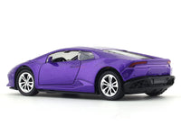 Lamborghini like purple pull back alloy car