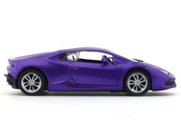 Lamborghini like purple pull back alloy car