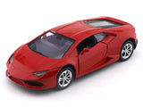 Lamborghini like red pull back alloy car