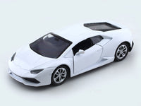 Lamborghini like white pull back alloy car