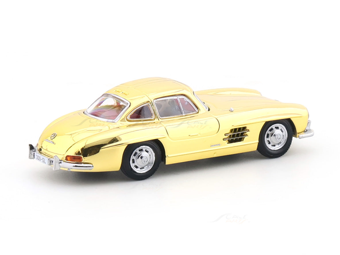 Mercedes-Benz 300SL Gold 1:64 Seeker Diecast Scale Model Car