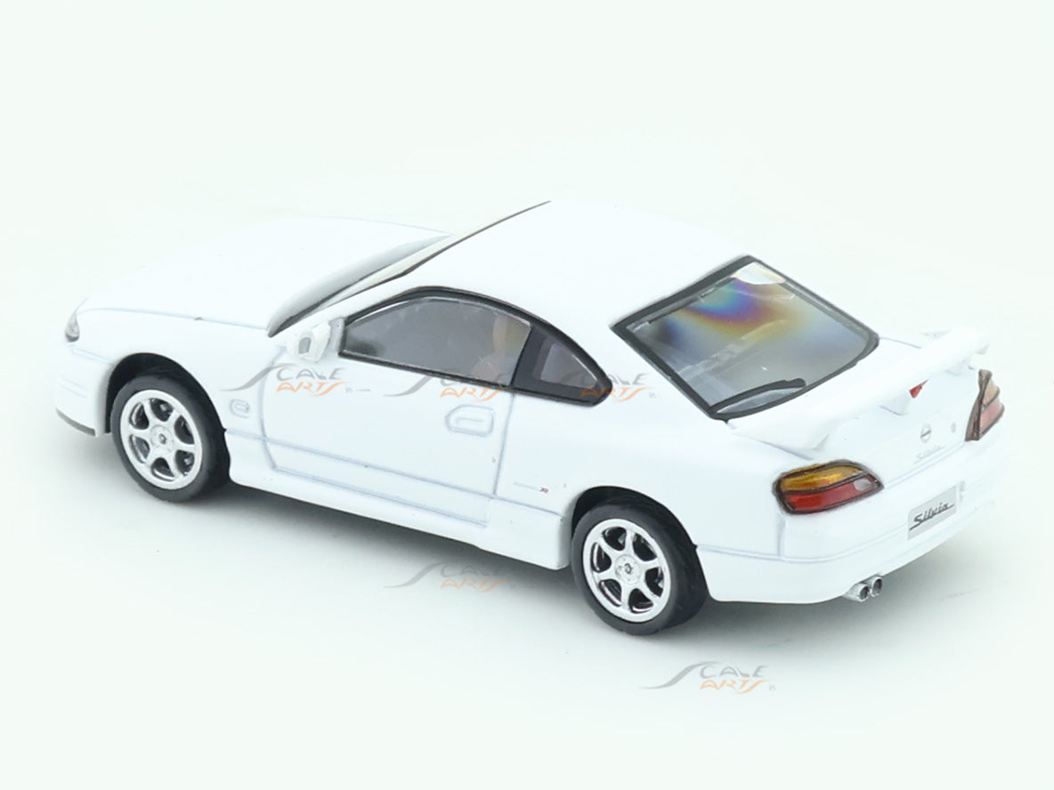 Nissan Silvia S15 white 1:64 Shadow Diecast Model Car | JDM Drift