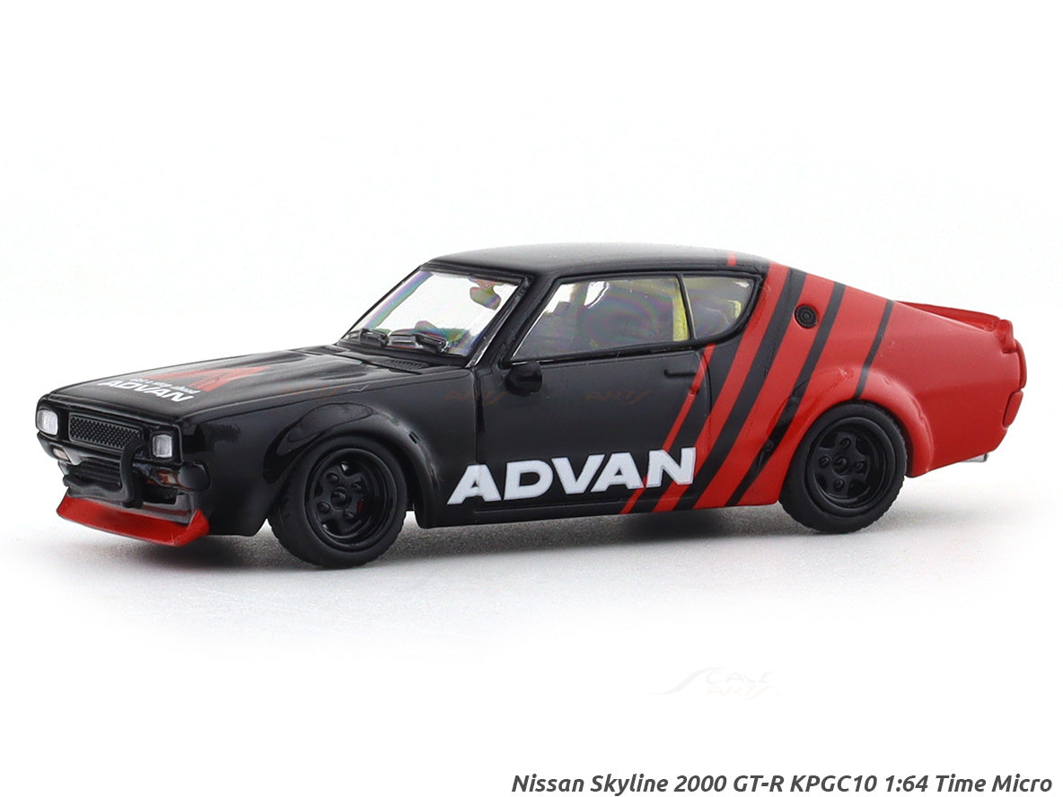 Nissan Skyline 2000 GT-R KPGC10 Advan 1:64 Time Micro diecast