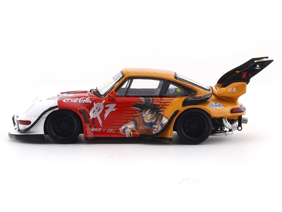 Porsche 911 993 RWB coca cola 1:64 Street Warrior diecast scale