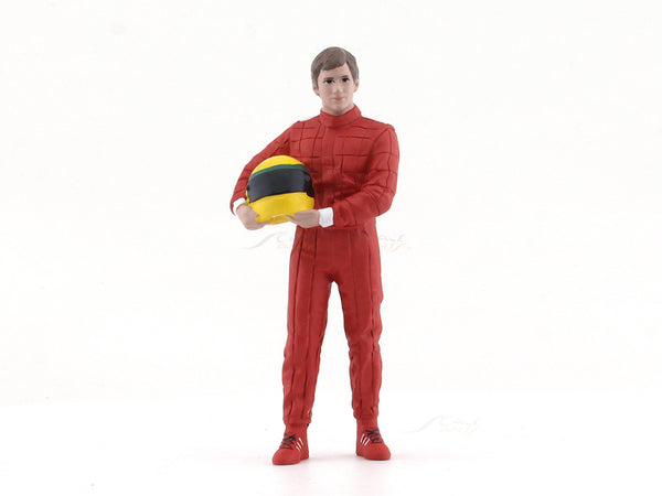 Racing Legend 80s A Ayrton Sena inspired 1:18 American Diorama Figure for scale models