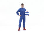 Racing Legend 80s B Alan Prost inspired 1:18 American Diorama Figure for scale models