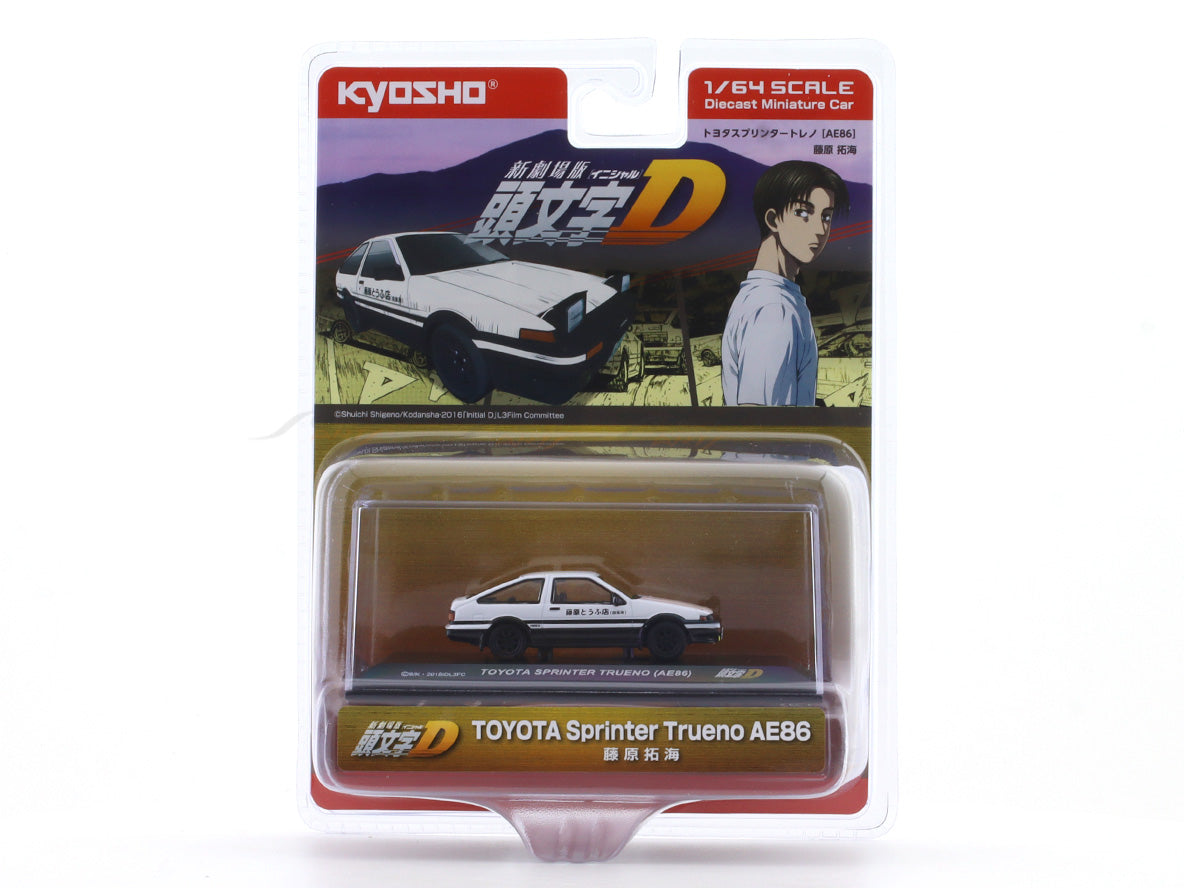 Toyota Sprinter Trueno AE86 1:64 Kyosho licensed diecast scale